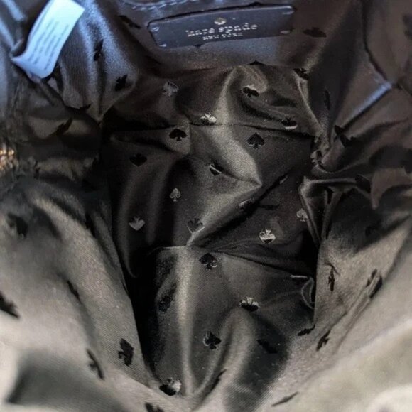 Kate spade NEW $399 Natalia Tweed Mini Convertible Backpack Disc Ship - Picture 3 of 5